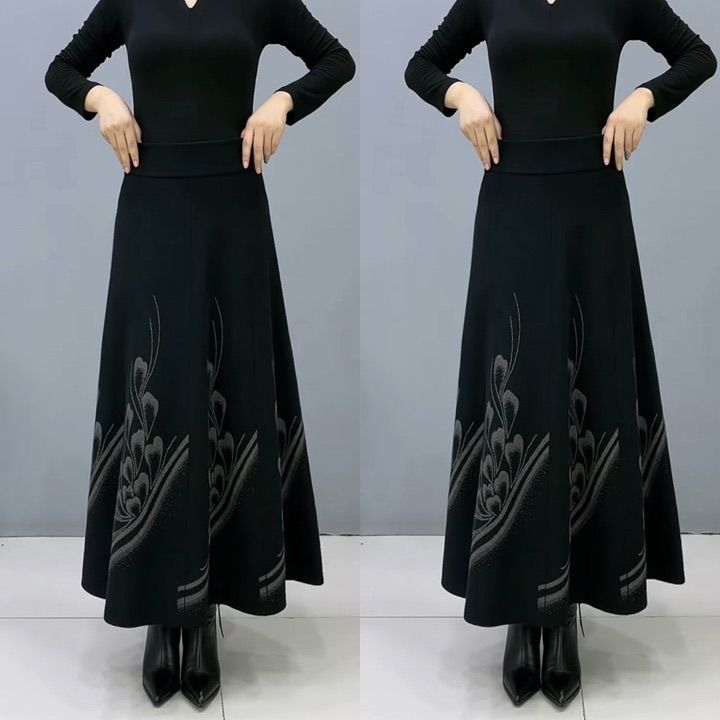 🎀【S-3XL】Jesienna i zimowa pogrubiana wełniana spódnica, modna i uniwersalna