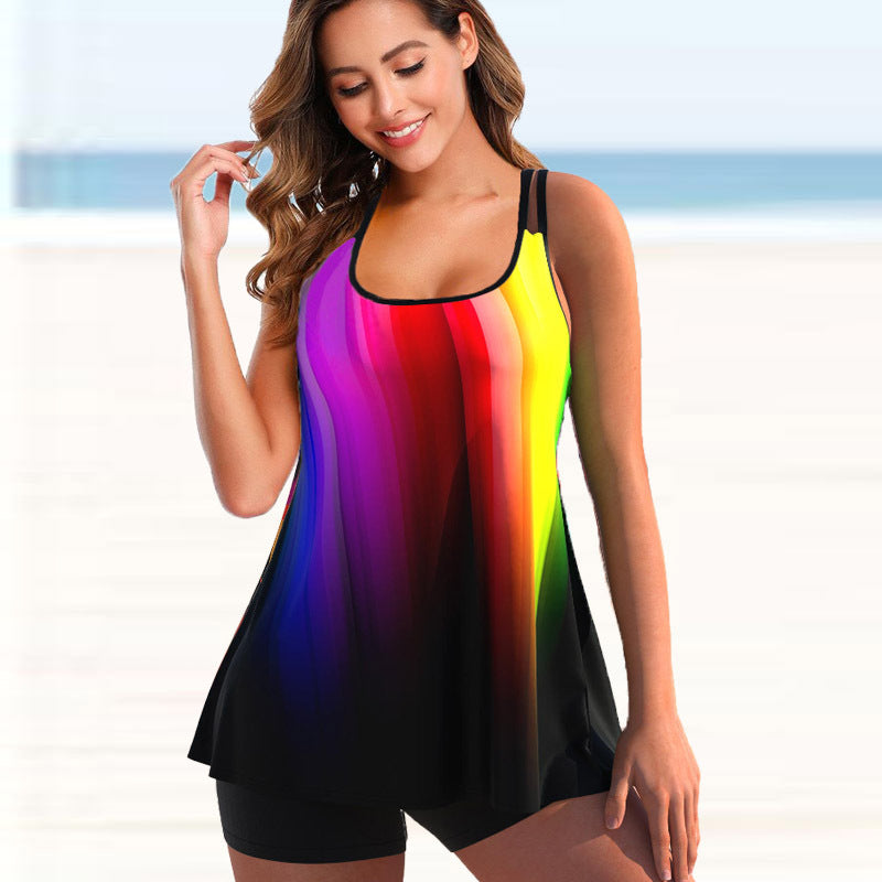 🏊‍👙🌴【S-5XL】Elegantne kopalke s potiskom za večje velikosti