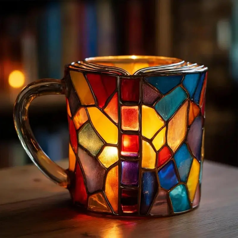 ☕📚 3D poslikana skodelica za kavo v obliki knjige