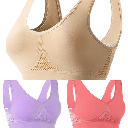 🥰【Paket po 3 kosa】Zračen in eleganten modrček velike velikosti ❤️【40-120kg】