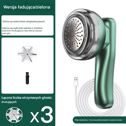 🔥👚✨ Wielofunkcyjny przenośny elektryczny depilator kulek, profesjonalnie usuwa kuleczki z wełny, dzianiny i bawełny 👕🧥🧶