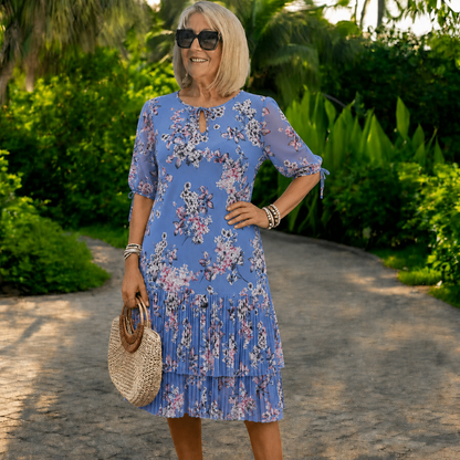 Plačilo ob dostavi 👗❤️【S-5XL】Elegantna in stilska šifonska obleka