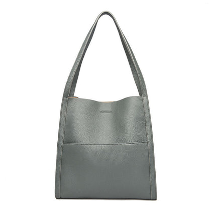 🔥👜👜【45% ZNIŻKI】Prosta, modna, pojemna torba na ramię z miękkiej skóry na jesień i zimę