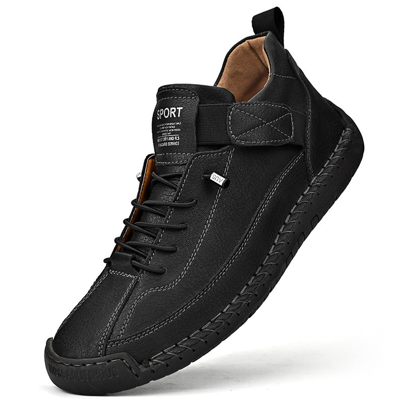 【38-48】Casual obuwie męskie na co dzień, robocze, outdoorowe, szyte buty