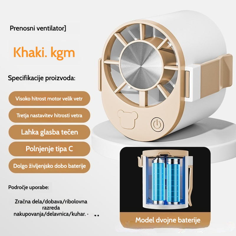 🔥【Kúp 1 a získaj 1 zadarmo】🌀 Mini vysokorýchlostný ventilátor, ktorý sa dá pripevniť na pás.