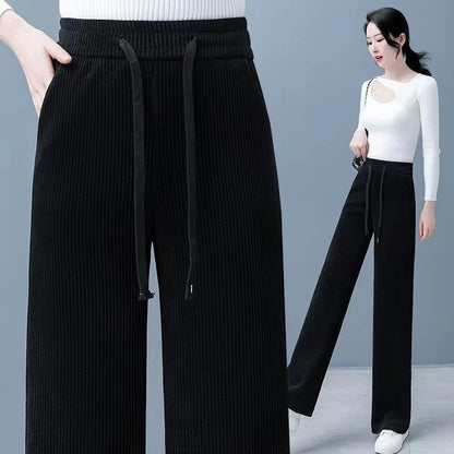 🔥【M-3XL】【40-110KG】👖Nove ženske elastične ohlapne hlače