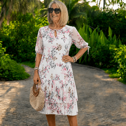 Plačilo ob dostavi 👗❤️【S-5XL】Elegantna in stilska šifonska obleka