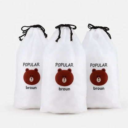 (300 unidades) Funda de plástico antibacteriana extragrande y gruesa apta para uso alimentario