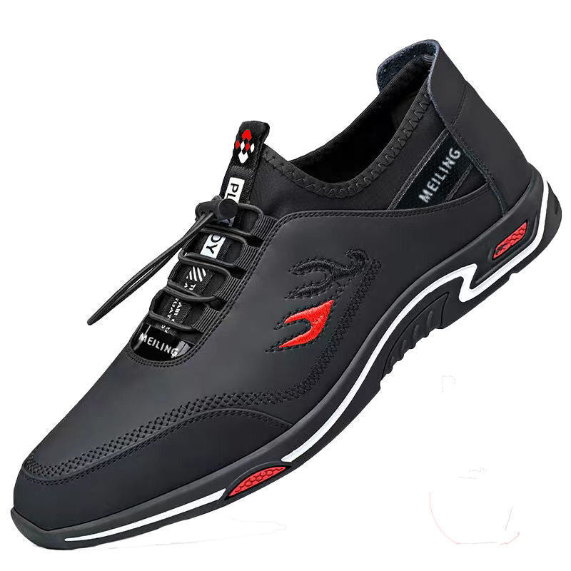 👞（buty męskie）Oddychające skórzane buty biznesowe dla mężczyzn ✅ antyzapachowe ✅ miękka skórzana podeszwa ✅ modne i uniwersalne