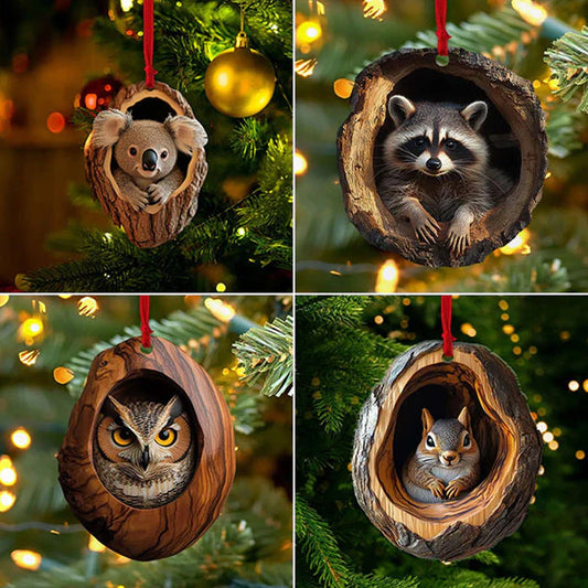 【10 sztuk】🎄Dekoracja choinkowa ze zwierzętami. małe ozdoby zwierzęce