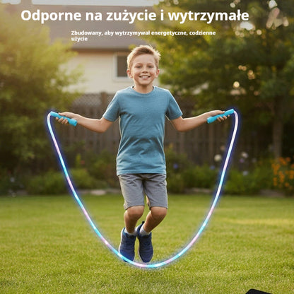 🏃🌈 Dziecięca skakanka LED