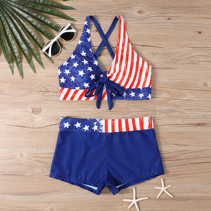 🏊‍👙【S-5XL】🌴Poletne elegantne kopalke za večje številke s potiskom, modne in lepe, ohlapne in udobne