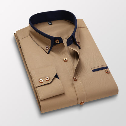 🎉【M-5XL】🔥👔 Nowa, oddychająca koszula biznesowa męska w stylu casual