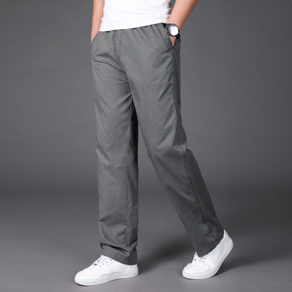 🔥【50-130KG】2026 nove moške hlače plus size casual straight
