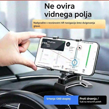 📱🚗 Držalo za telefon | Visokokakovostno, odporno na tresljaje in udarce, stabilno ter odporno na padce – popoln sopotnik na vožnji.