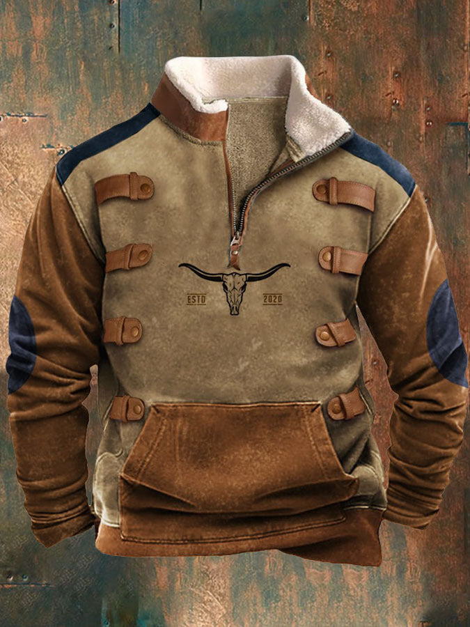👕【49% ZNIŻKI】【S-4XL】2024 Jesienno-zimowy męski modny, ciepły sweter z długim rękawem i nadrukiem 3D