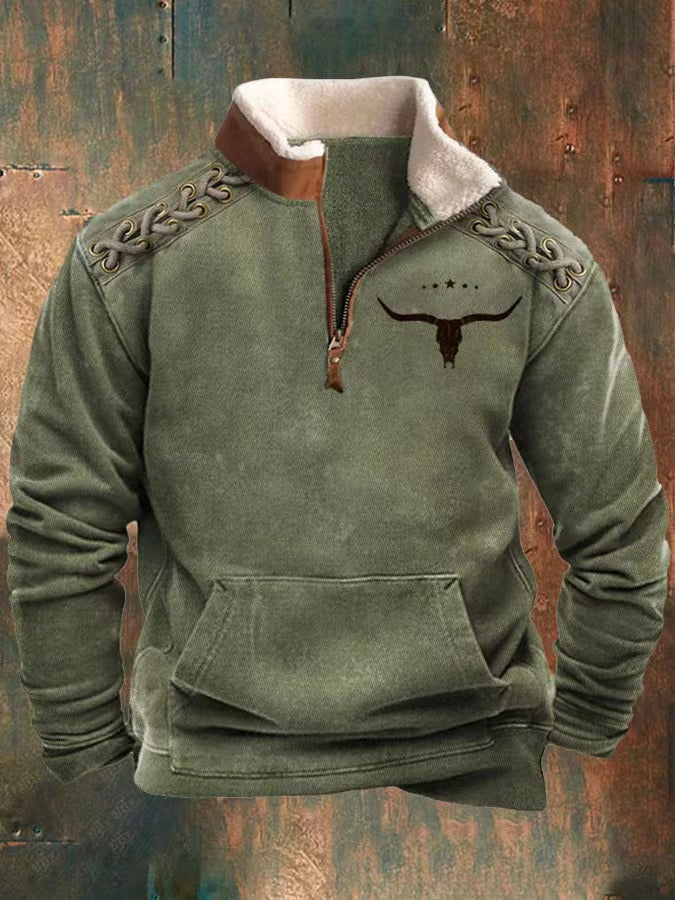 👕【49% ZNIŻKI】【S-4XL】2024 Jesienno-zimowy męski modny, ciepły sweter z długim rękawem i nadrukiem 3D