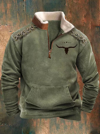 👕【49% ZNIŻKI】【S-4XL】2024 Jesienno-zimowy męski modny, ciepły sweter z długim rękawem i nadrukiem 3D
