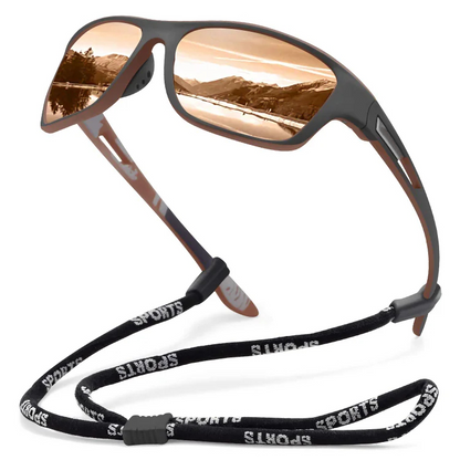 🚵‍♂️😎 ⚡ Męskie sportowe okulary przeciwsłoneczne, polaryzacyjne, z prawdziwą lustrzaną soczewką, nowoczesne i odporne na kurz, idealne do jazdy na rowerze na świeżym powietrzu
