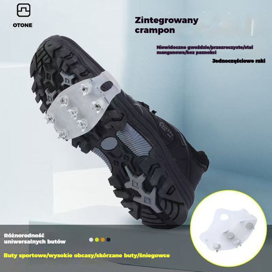 【Kup 2, a 2 dostaniesz gratis】5-ramienne ochraniacze na buty do wędrówek na świeżym powietrzu, antypoślizgowe, odpowiednie do wędrówek po śniegu, wspinaczki górskiej, skałkowej i zimowych powierzchni lodowych