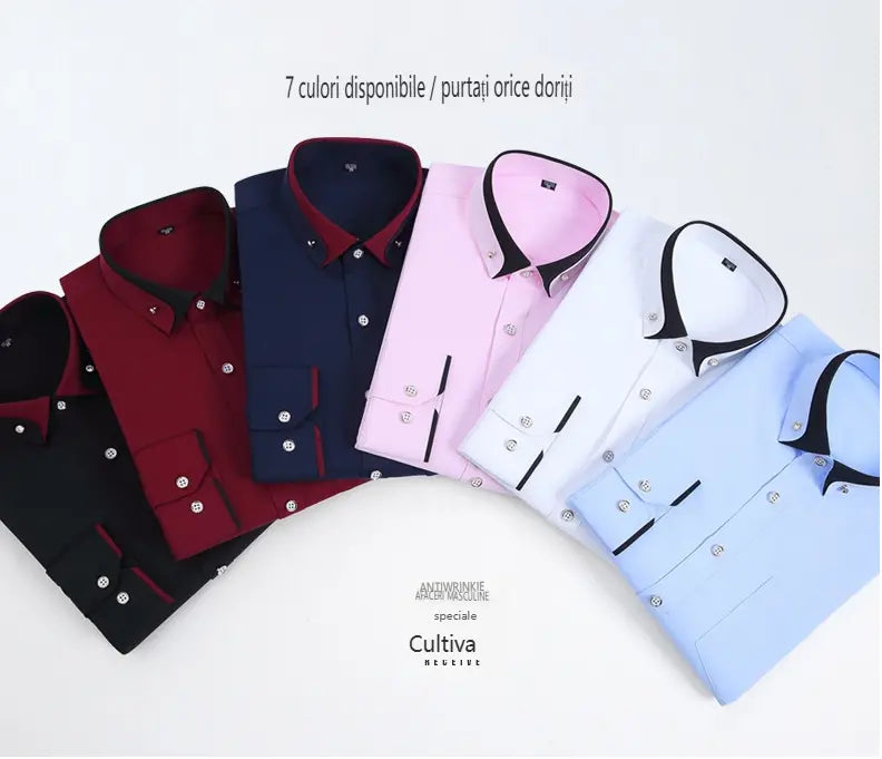 【S-4XL】🔥👕 Nova moška zračna poslovna srajca za prosti čas iz leta 2025