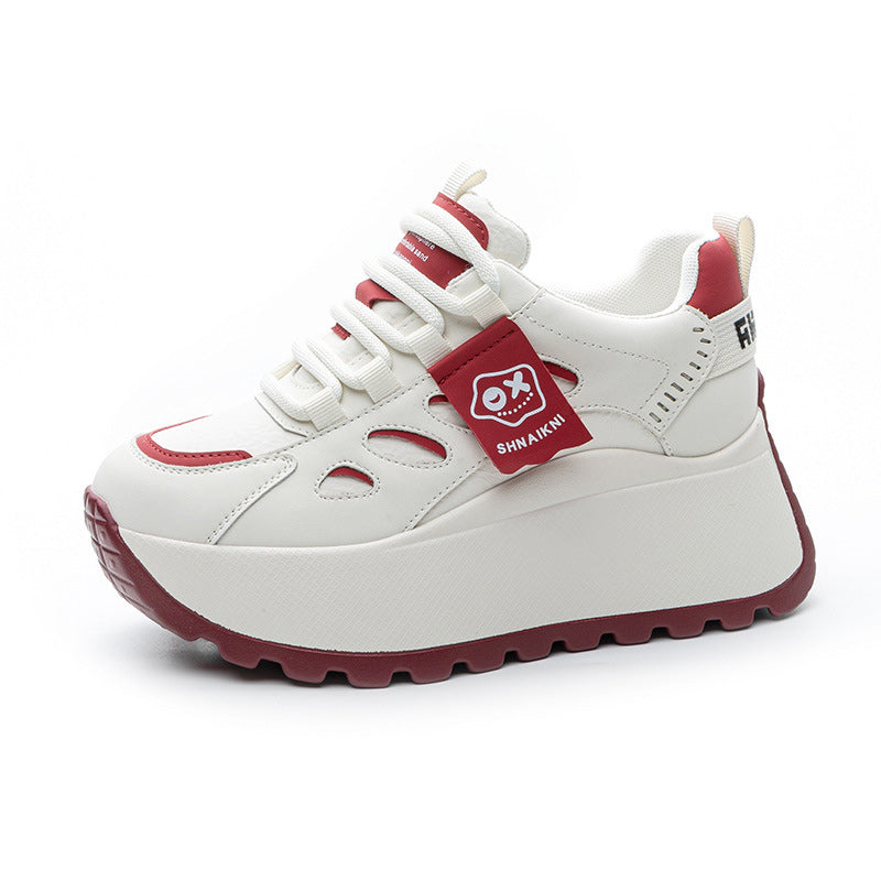 👟✨【+5 cm višine】Športni copati za prosti čas z debelim podplatom – moderni, udobni in enostavni za kombiniranje 💫