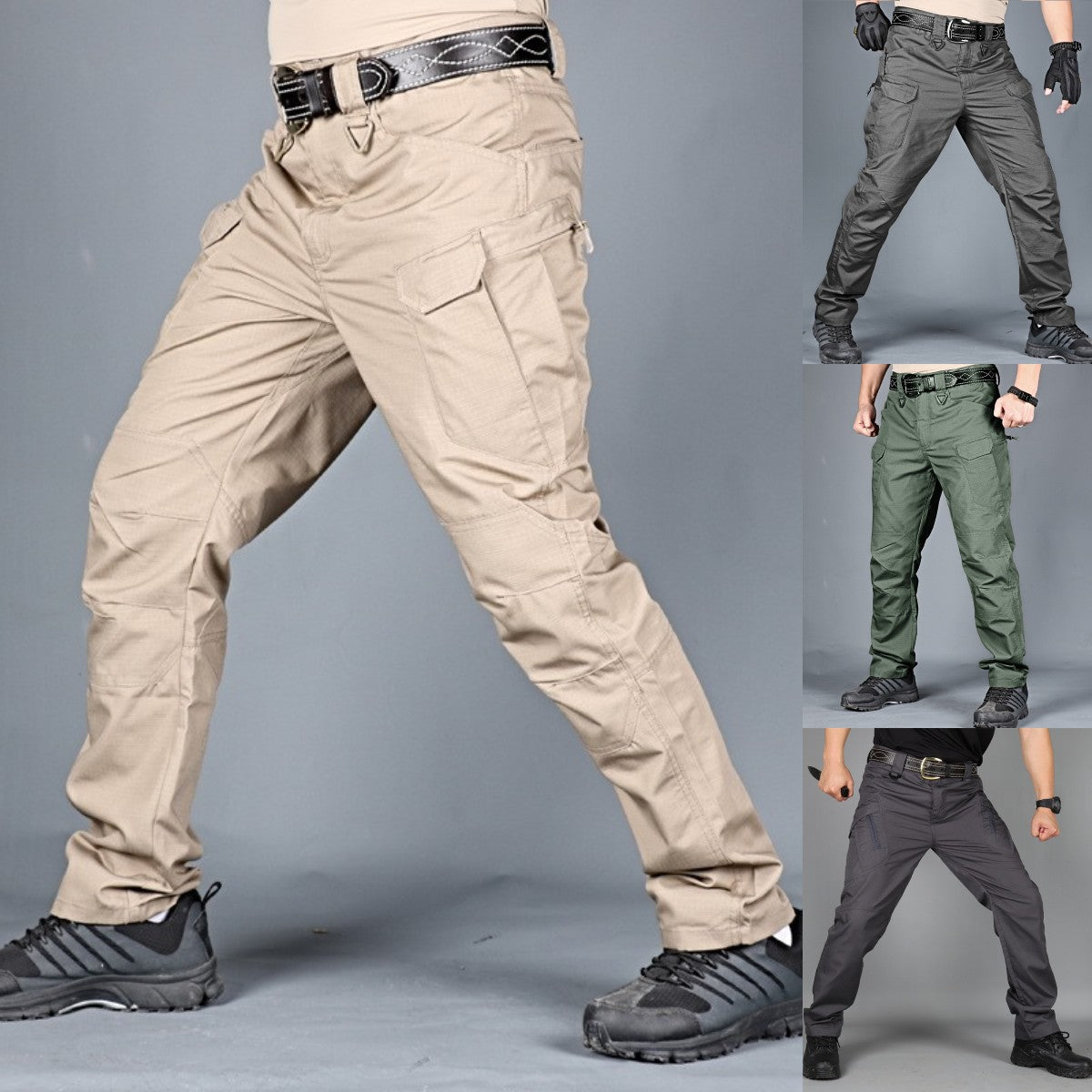 🔥【S-6XL】Spodnie cargo dla mężczyzn, spodnie wojskowe ❤️ (dla wagi 40-105 kg)