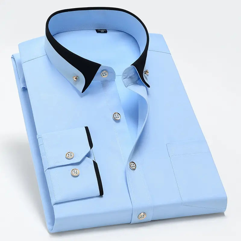 【S-4XL】🔥👕 Nova moška zračna poslovna srajca za prosti čas iz leta 2025
