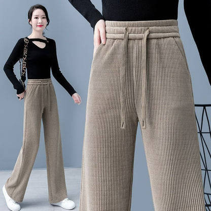 🔥【M-3XL】【40-110KG】👖Nove ženske elastične ohlapne hlače