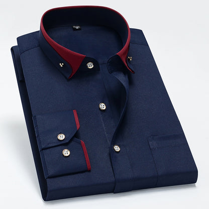 【S-4XL】🔥👕 Nova moška zračna poslovna srajca za prosti čas iz leta 2025