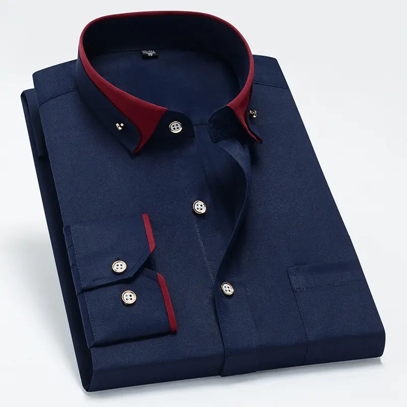 【S-4XL】🔥👕 Nova moška zračna poslovna srajca za prosti čas iz leta 2025