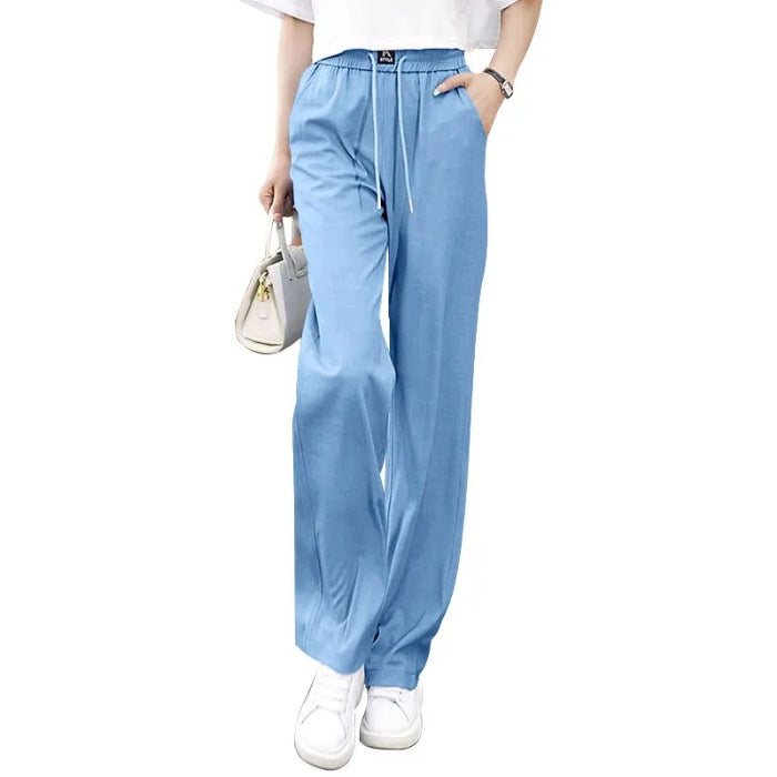❤️【S-3XL】 Dżinsy z wysokim stanem i szerokimi nogawkami typu Ice Silk