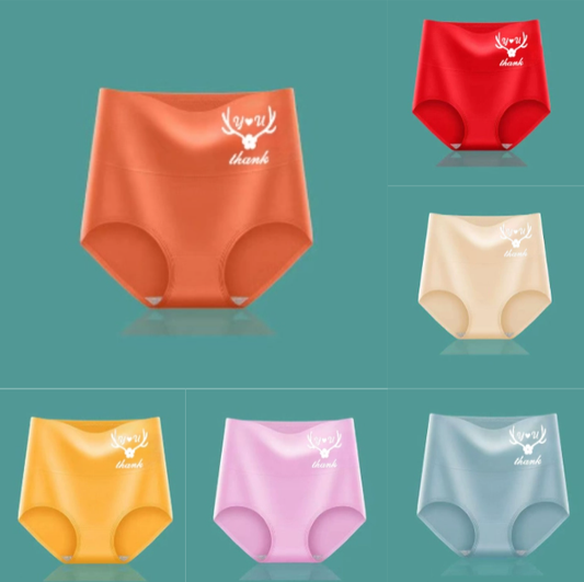 💖【6-częściowy】Wysoki stan, podnoszący pośladki, wykonany z wysokiej jakości bawełny✨️ （45-95 kg）