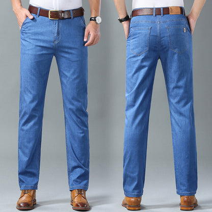 🔥🔥 【60-110 kg】👖👖 Jeansy męskie, proste, codzienne, uniwersalne, w dużych rozmiarach