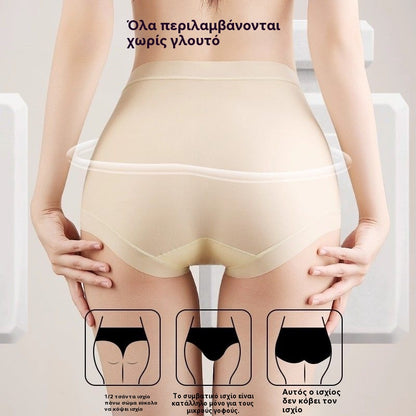 🔥🩲【6 sztuk】 Majtki modelujące brzuch z wysokim stanem i antybakteryjne