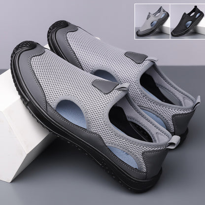 👟Oferta especial de verano🏆【Tallas 38-46】Nuevas sandalias de verano 2026 para hombre, malla transpirable, ligeras y antideslizantes.