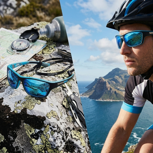 🚵‍♂️😎  Moška polarizirana barvna sončna očala, modna športna sončna očala, odporna proti prahu, primerna za uporabo na prostem