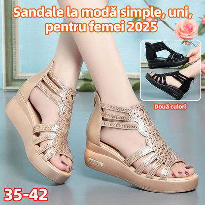 🔥👡【Rozmiary 35-42】Nowe modne sandały damskie w jednolitym kolorze