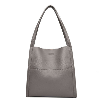 🔥👜👜【45% ZNIŻKI】Prosta, modna, pojemna torba na ramię z miękkiej skóry na jesień i zimę