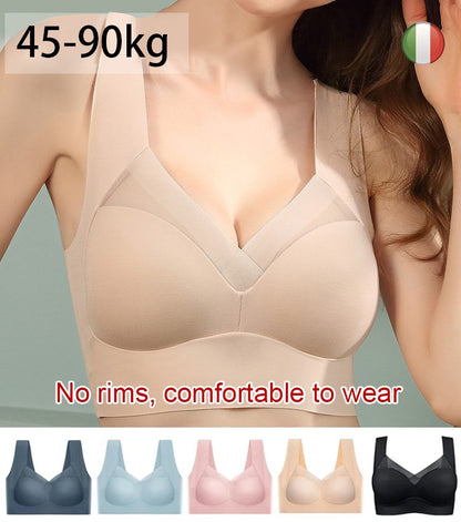 🔥👙【40-110 kg】【Zestaw 3 sztuk】✨Biustonosz damski, cienki, bezszwowy, jednoczęściowy, wygodny i przewiewny