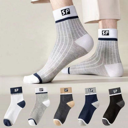 😍🧦【20 par】2024 Nowe męskie bawełniane skarpetki z dezodorantem pochłaniającym pot