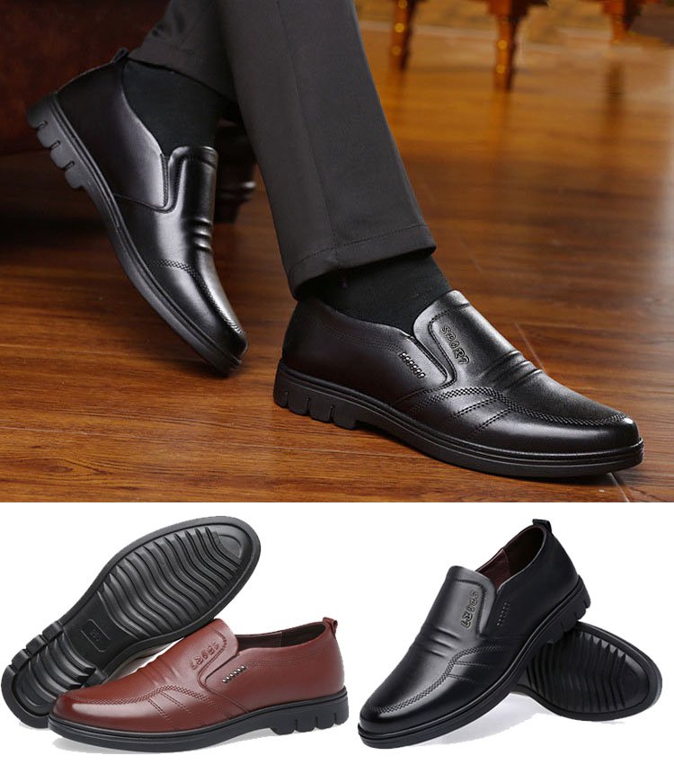 🔥（buty męskie）【39-44】Meskie skorzane buty biznesowe