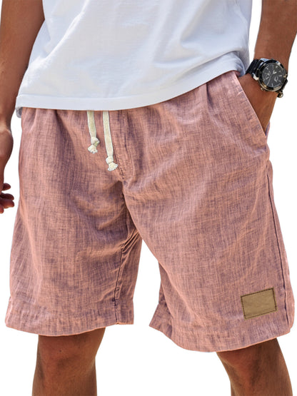 ⏳🔥【Zadnji dan s 50 % popustom】👖 【S-5XL】【55-110 kg】Moške ležerne kratke hlače z vrvico iz lanu za leto 2026 (večje velikosti).
