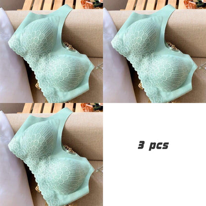 👙【3 dílná sada】Nová a vylepšená krajková podprsenka, pohodlná, pro větší velikosti