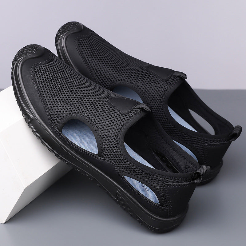 👟Oferta especial de verano🏆【Tallas 38-46】Nuevas sandalias de verano 2026 para hombre, malla transpirable, ligeras y antideslizantes.