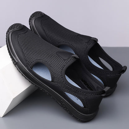 👟Oferta especial de verano🏆【Tallas 38-46】Nuevas sandalias de verano 2026 para hombre, malla transpirable, ligeras y antideslizantes.
