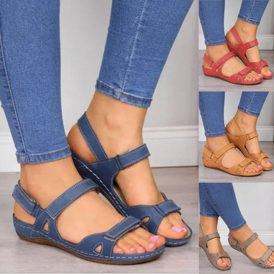 ✨ 50% popust 🔥【Velikost 35-43】Ženski mehki in udobni sandali iz pravega usnja ✅️Plačilo po povzetju