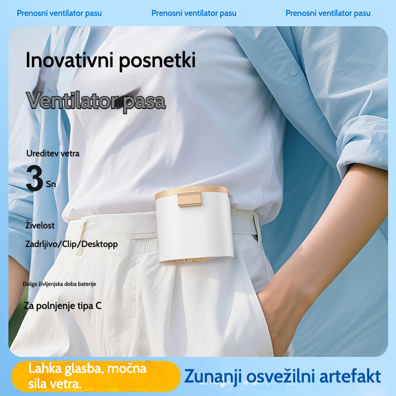 🔥【Kúp 1 a získaj 1 zadarmo】🌀 Mini vysokorýchlostný ventilátor, ktorý sa dá pripevniť na pás.