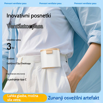 🔥【Kúp 1 a získaj 1 zadarmo】🌀 Mini vysokorýchlostný ventilátor, ktorý sa dá pripevniť na pás.