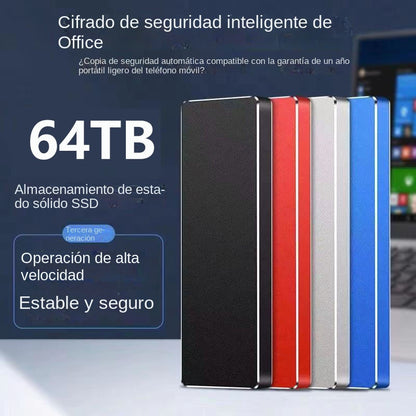 🎉【🔥Más de 9999 unidades vendidas】Disco duro portátil ultrarrápido de 150 MB/s [16 TB]
